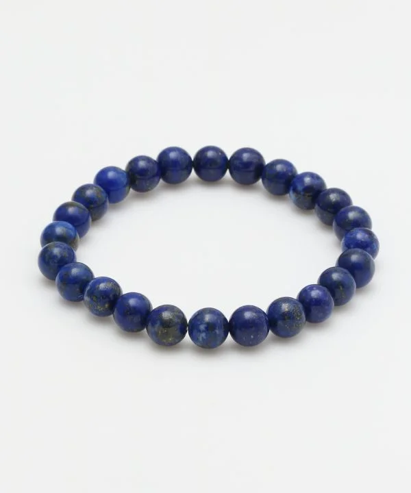 Bracelets with Initials-8mm Lapis Lazuli Bracelet