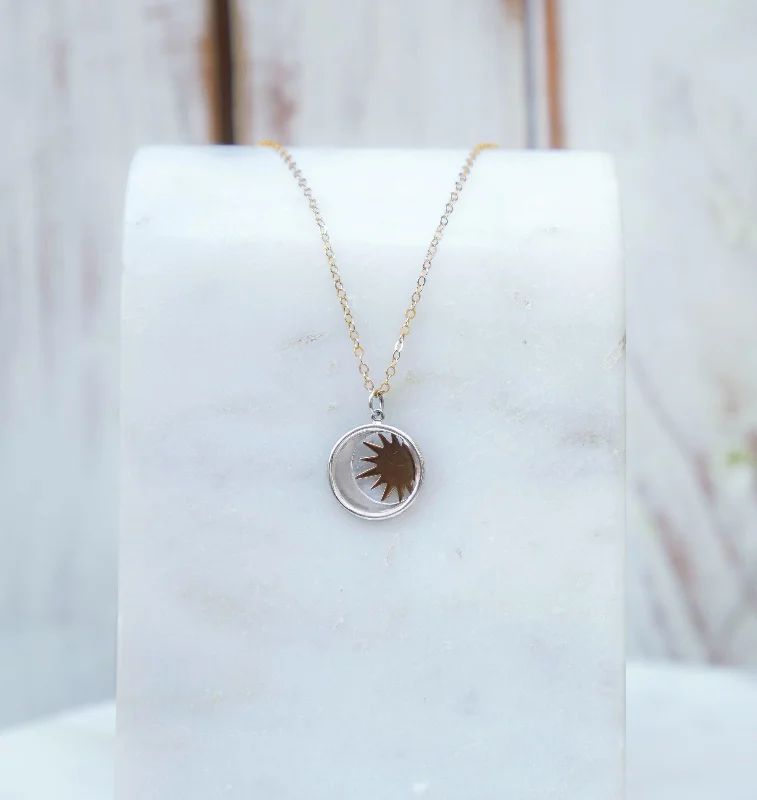 Chakra Necklaces-Golden Sun Necklace