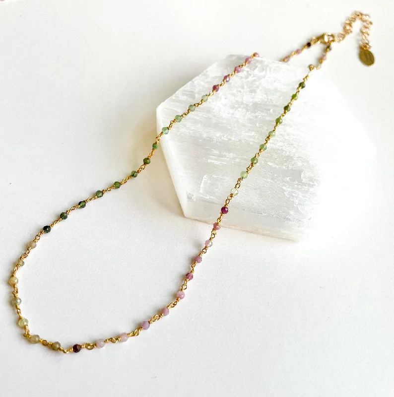 Multi-Strand Necklaces-Aurora Choker