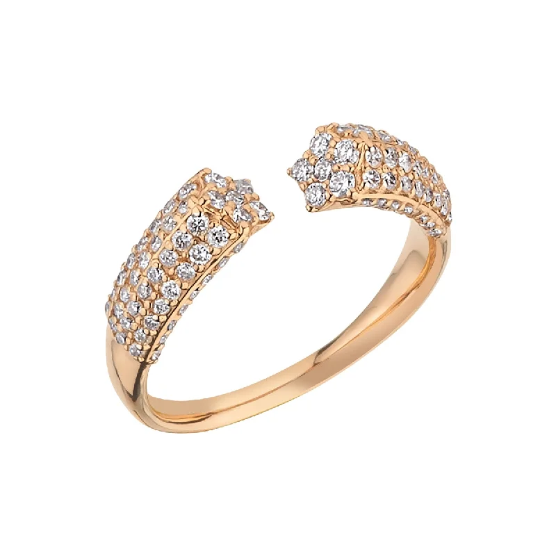 Designer Custom Engagement Rings-SIRIUS STAR GOLD DIAMOND RING