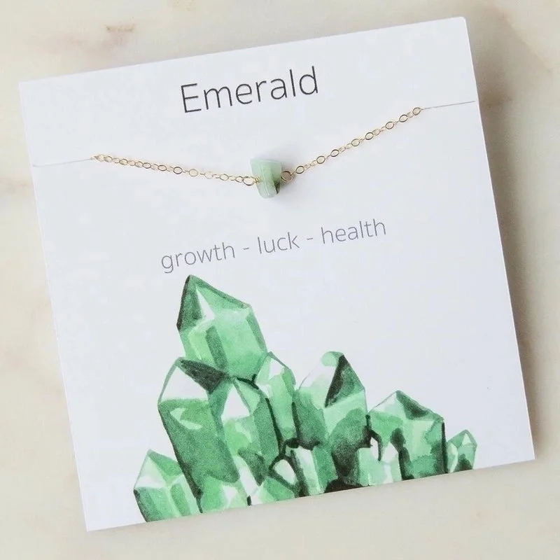 Emerald|Pure Necklace without Card