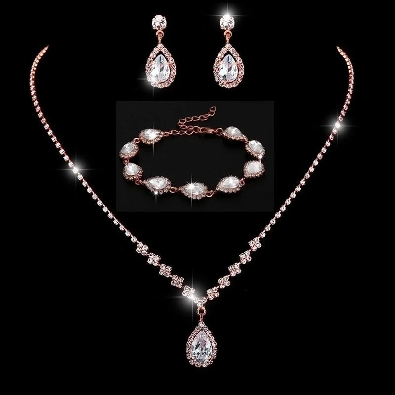 463 796 Rose Gold Three-Piece Set