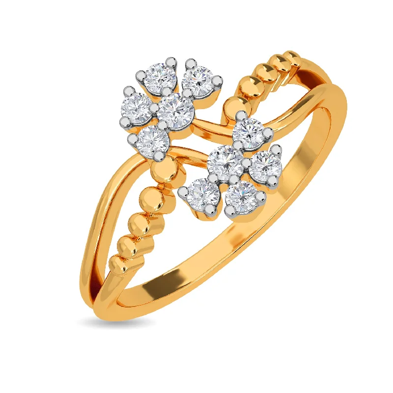 Engagement Rings with Colored Diamonds-Galatea Ring