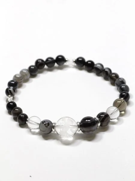 Beautiful Charm Bracelets for Teens-RYUJIN - Eye Agate Bracelet