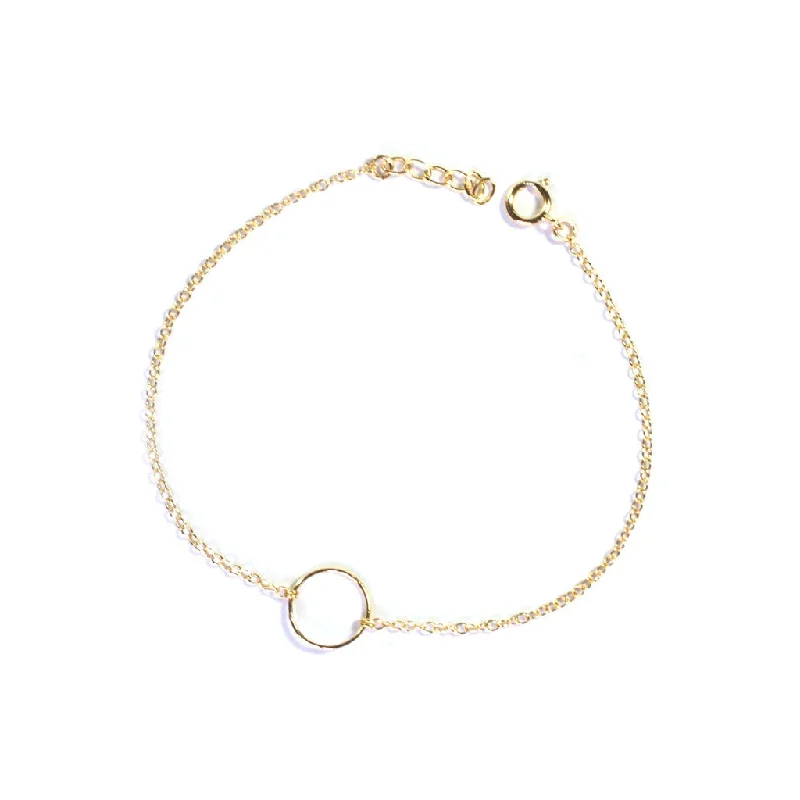 Classic Gold Bracelets-Circle Bracelet