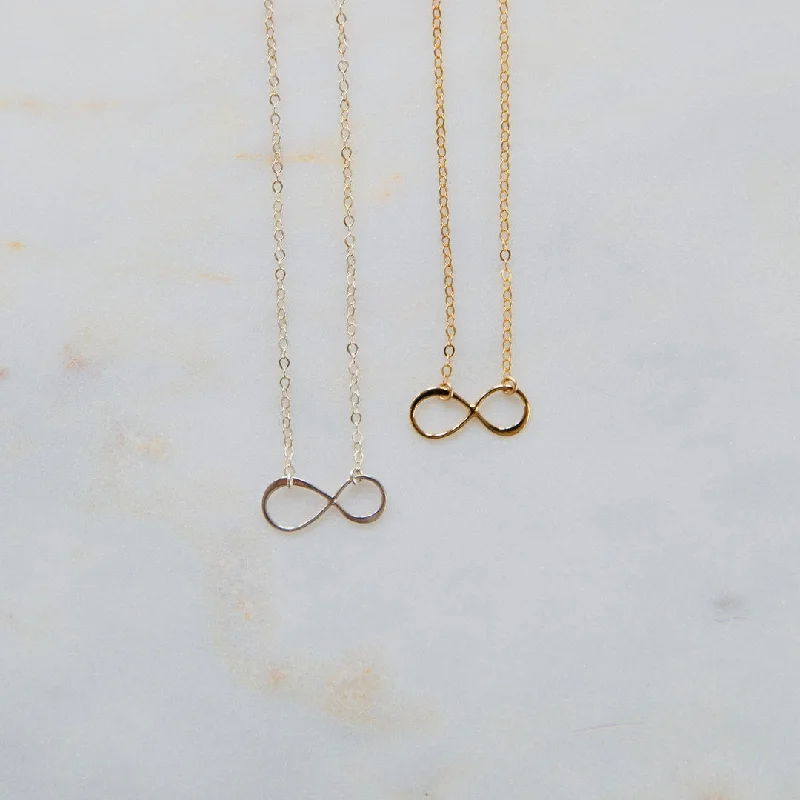 Mixed Metal Necklaces-Infinity Necklace