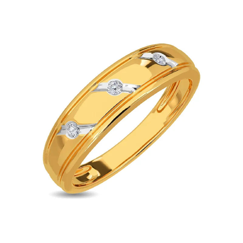 Handcrafted Wedding Ring Designs-Lio Ring For Him