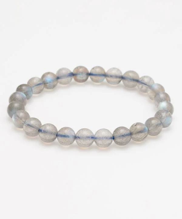 Luxury Custom Bracelets-8mm Labradorite Bracelet