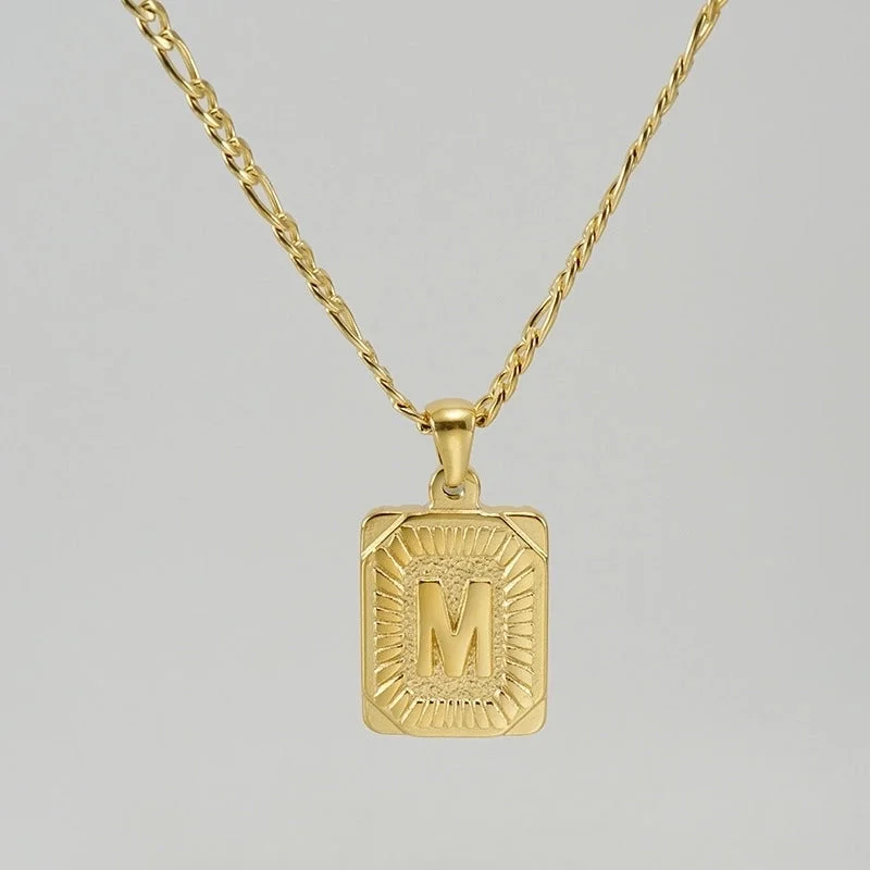 Gold M (Including Chain)