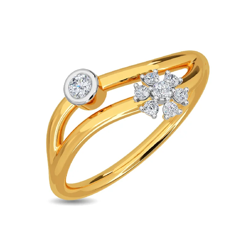 Designer Vintage Wedding Bands-Pritha Ring