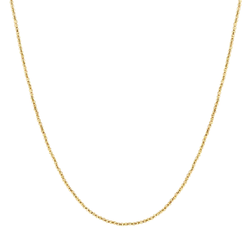 Spiritual Necklaces-14K Mooncut Necklace