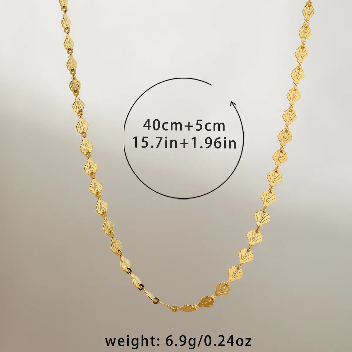 Shell Chain [18K Gold Electrophoresis]]