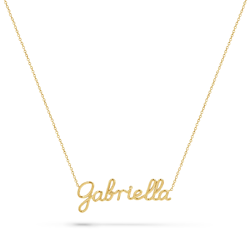 Bohemian Necklaces-Signature Name Necklace