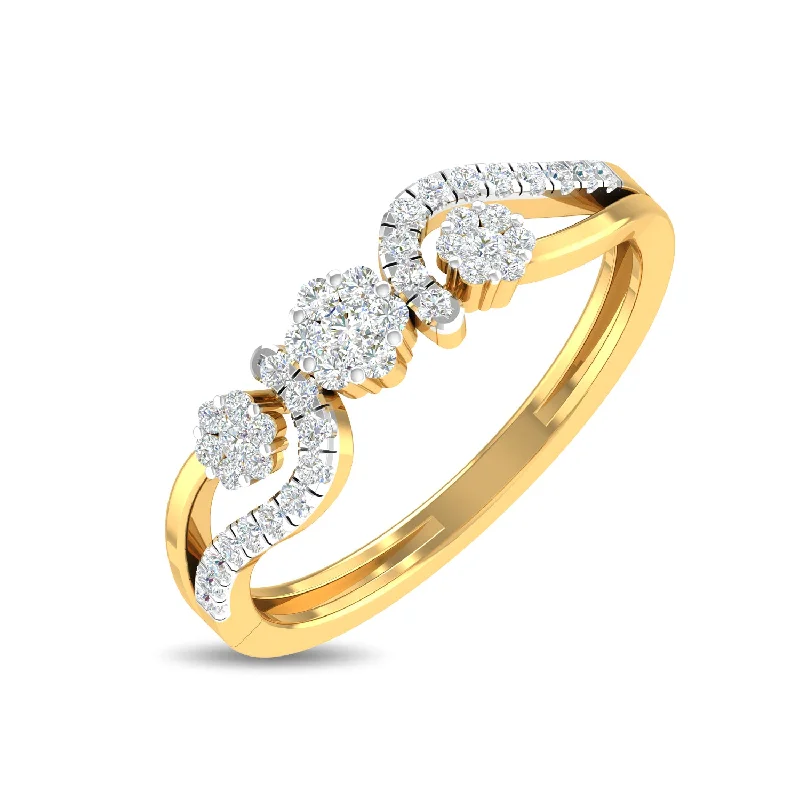 Classic Wedding Rings with Engraving-Arushi Ring