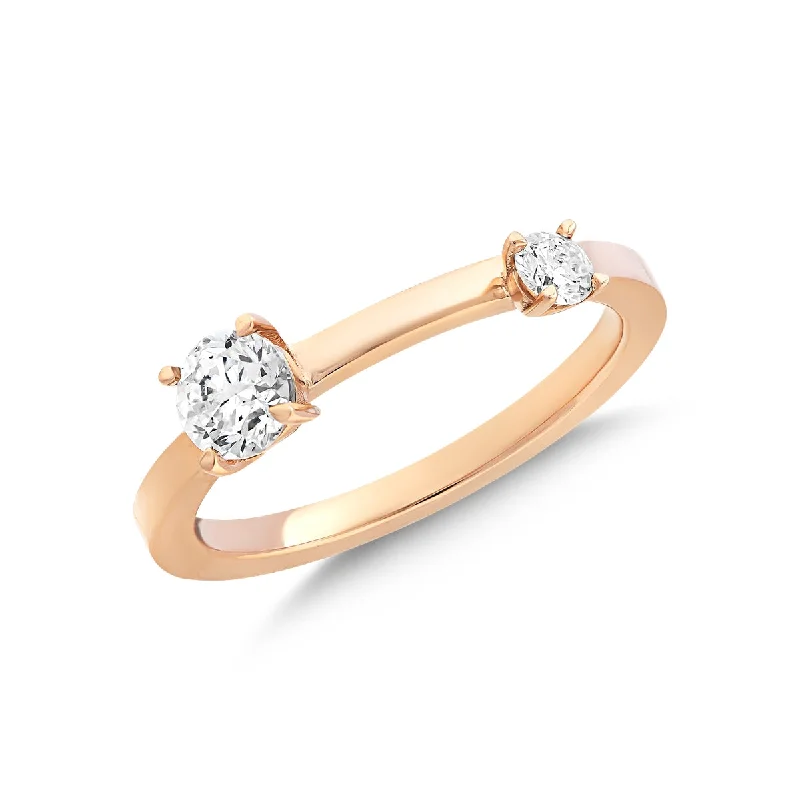 Couples Engagement Ring Sets-BRIDAL GOLD DIAMOND RING