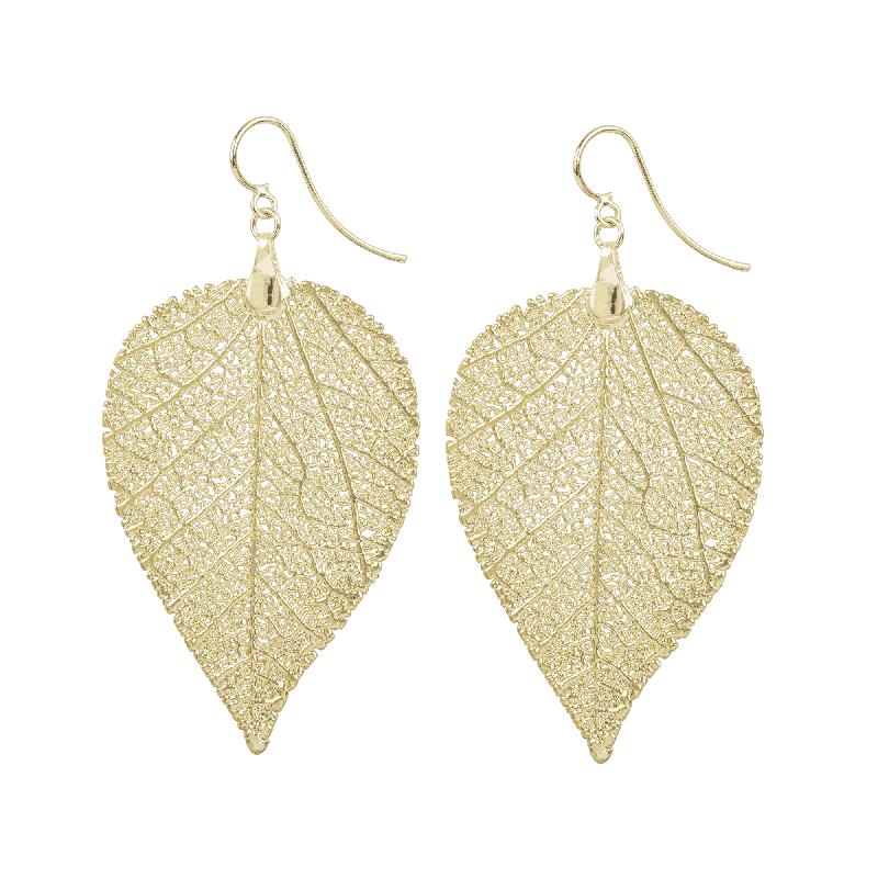 Custom Gold Earrings-CARMO Gold Plated Earrings