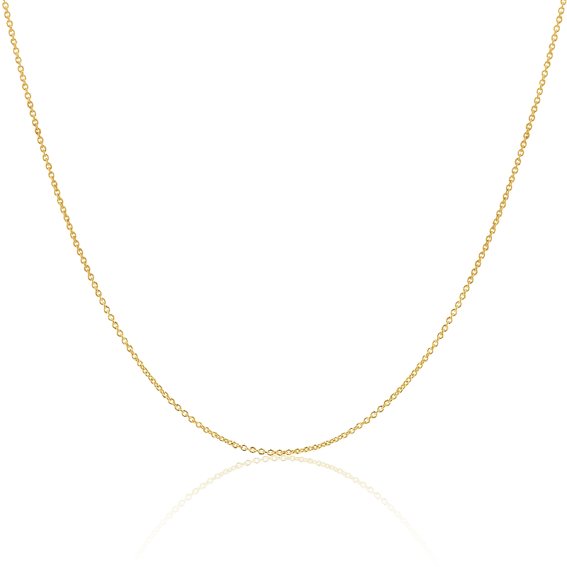 Statement Necklaces-14K Gold Cable Chain Necklace