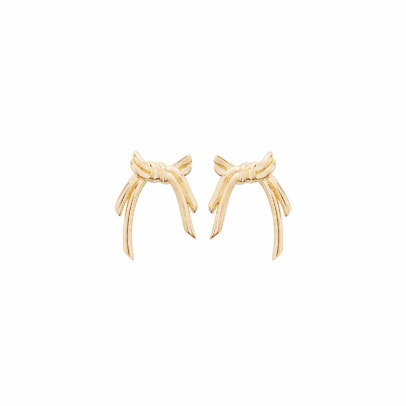 Gold and Crystal Earrings-Venus Gold Plated Earrings