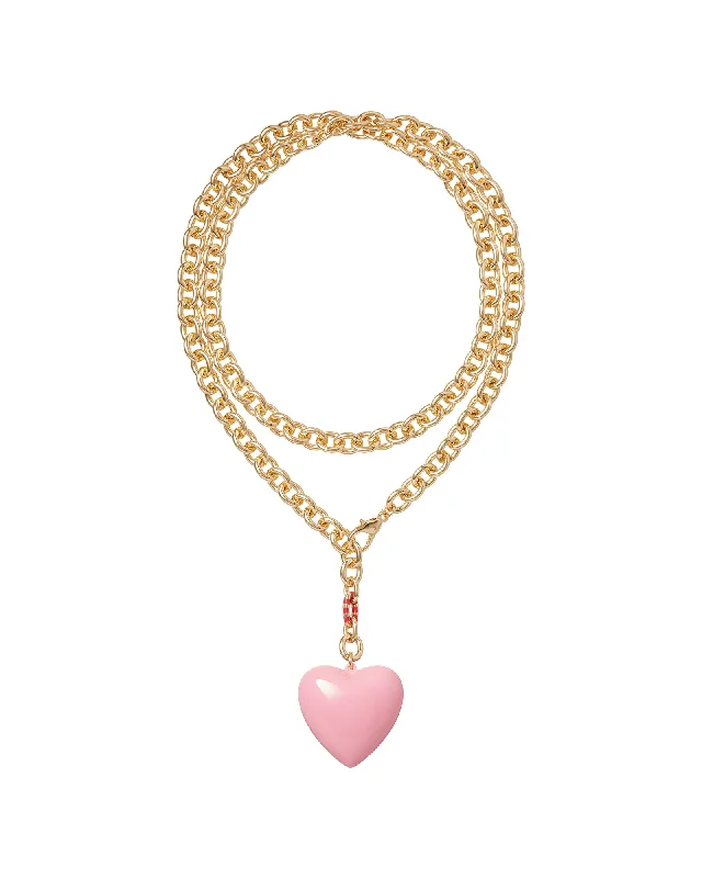 Choker Necklaces-The Puffy Heart Necklace