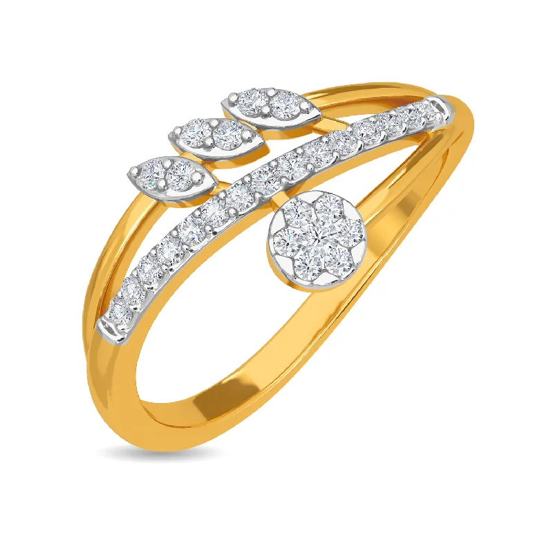 Elegant Diamond Rings-Shreeya Ring