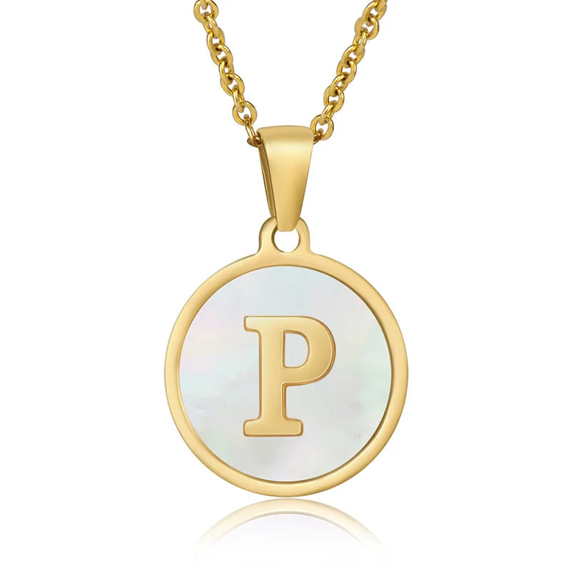 White Shell P (Including Chain)