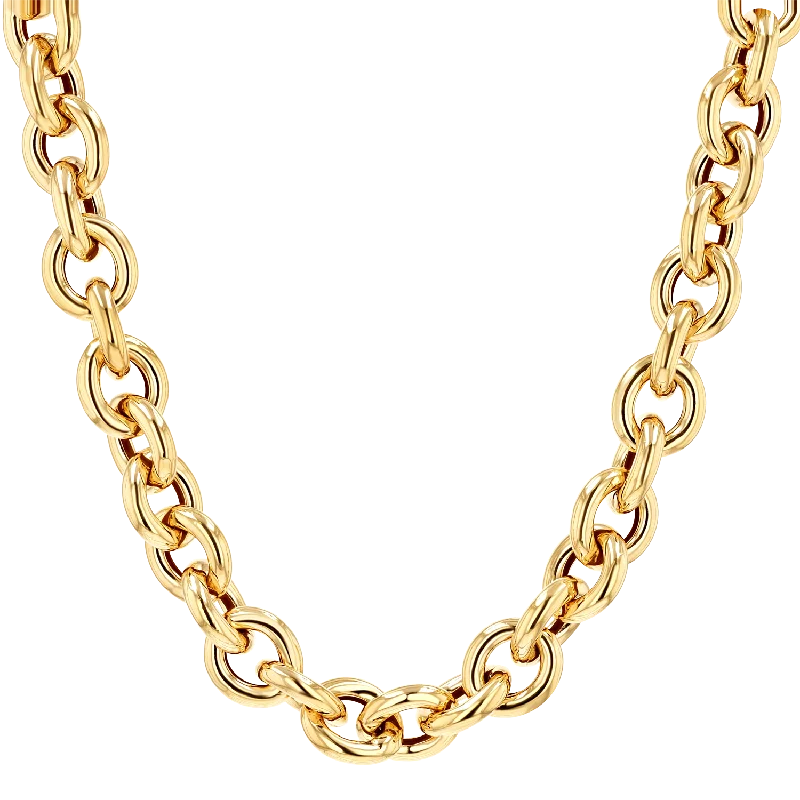 Nameplate Necklaces-Tres Luxe Chain Necklace