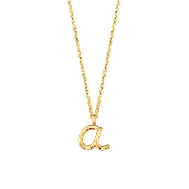 Adjustable Necklaces-Mini Letter Necklace