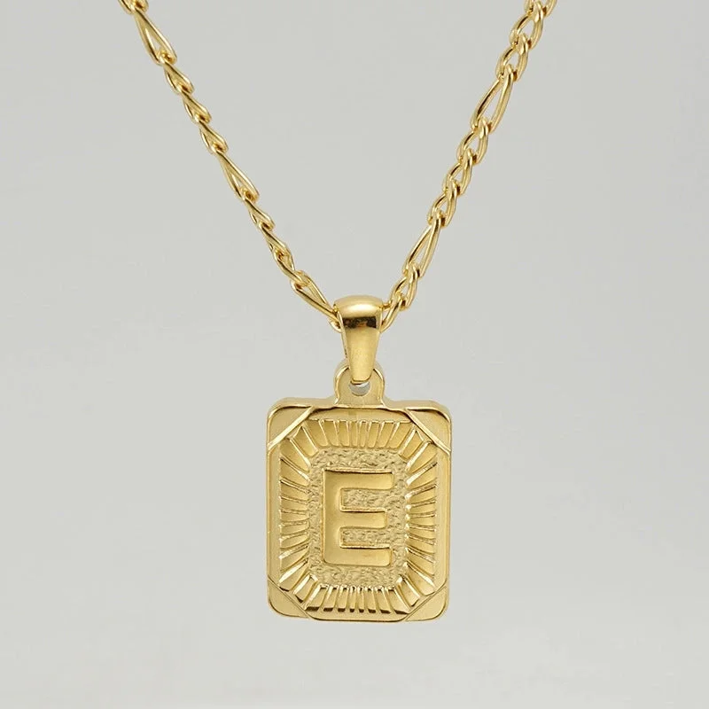 Gold E (Including Chain)