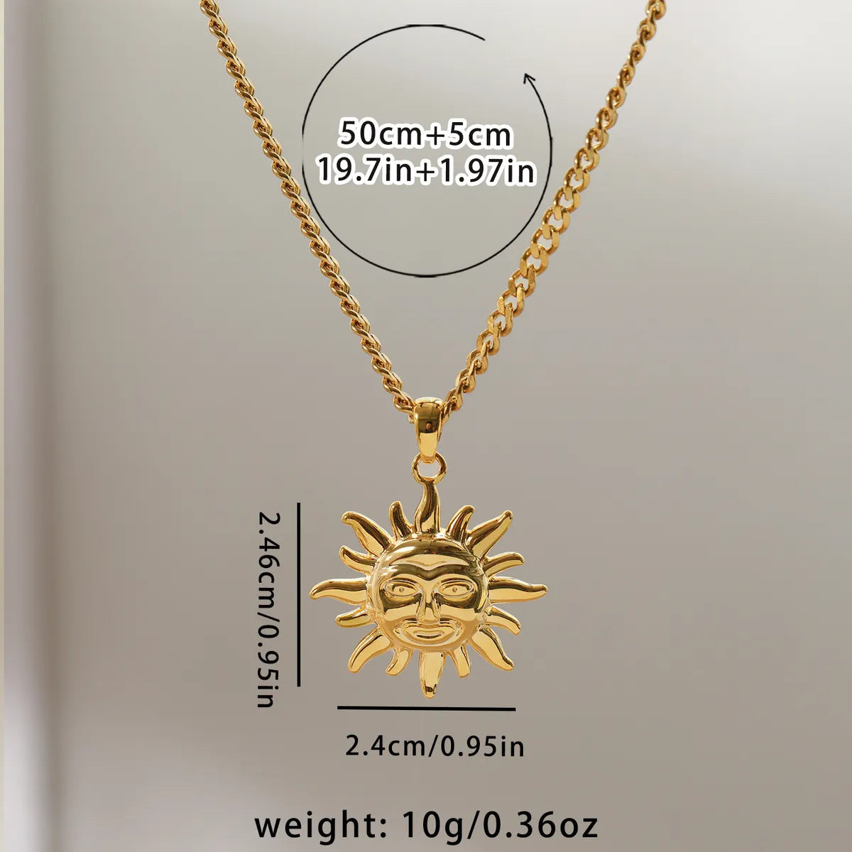 Sun [18K Gold Electrophoresis]]