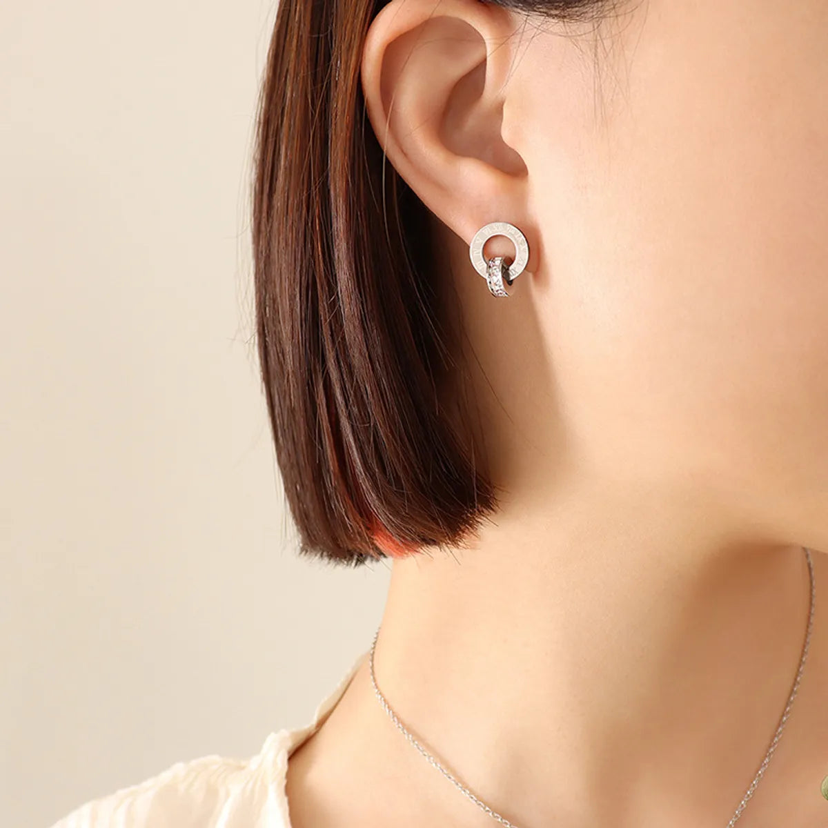 F297-Steel Earrings