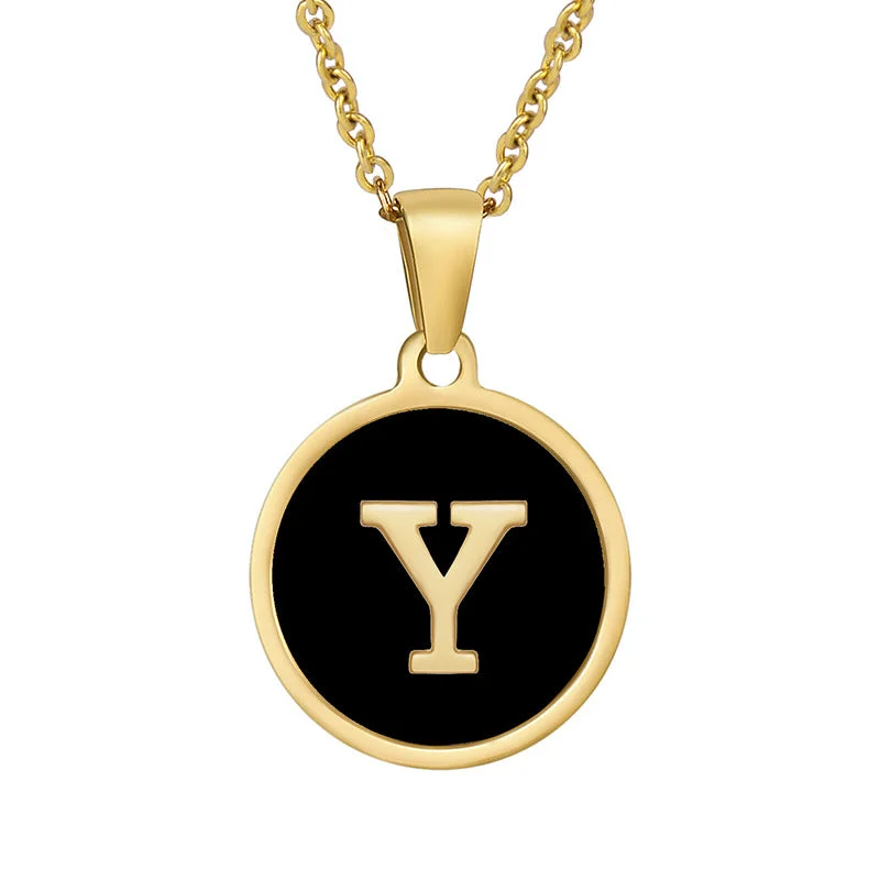 Black Y (Including Chain)