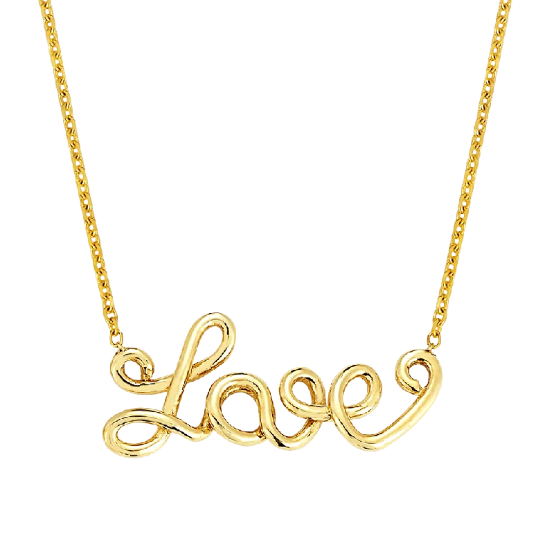 Meaningful Necklaces-Wire Word Necklace