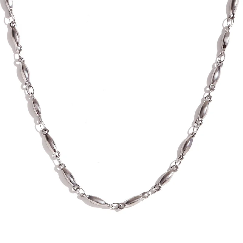 2.5mm Handmade Chain - Steel Necklace -60cm 5cm