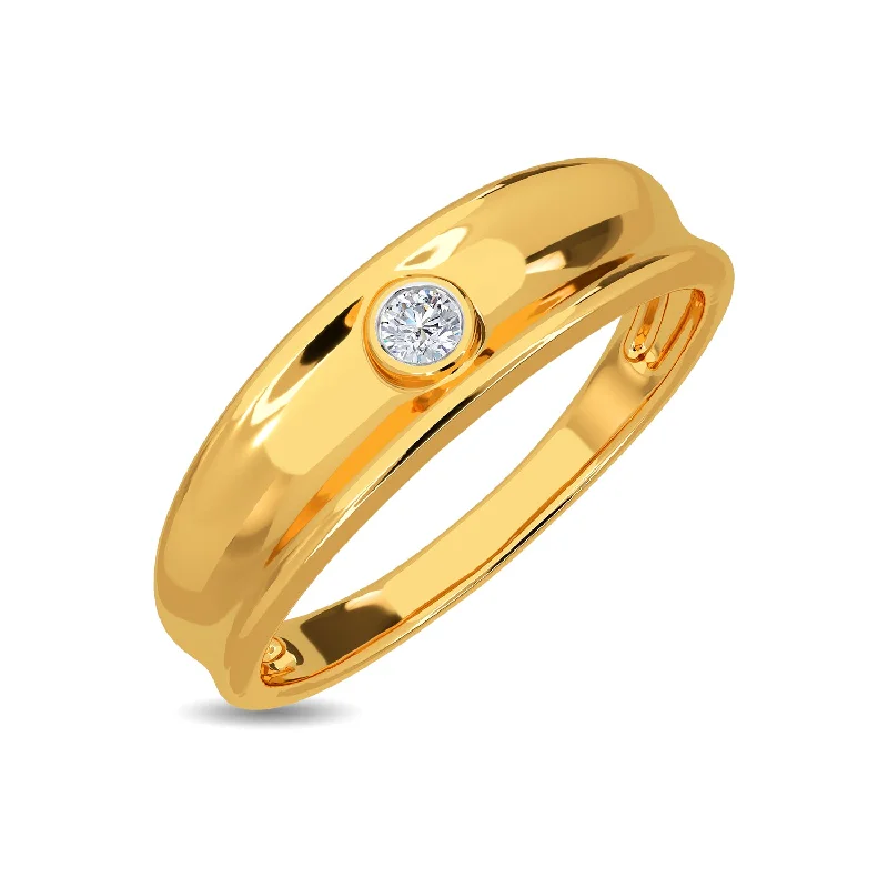 Designer Wedding Rings with Sapphire-Samuel Ring For Him