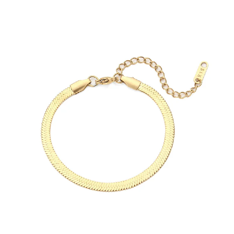 Single layer bracelet - gold