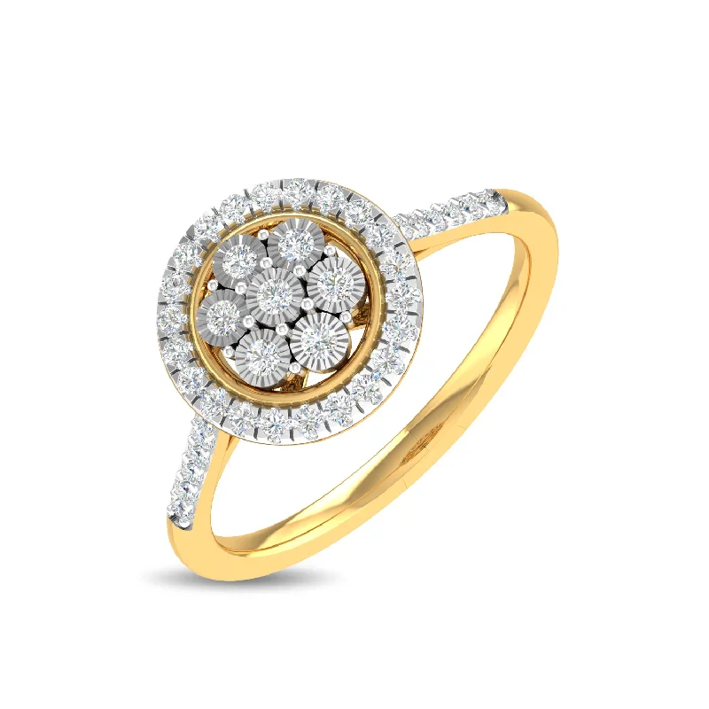 Elegant Diamond Rings-Aadhira Ring