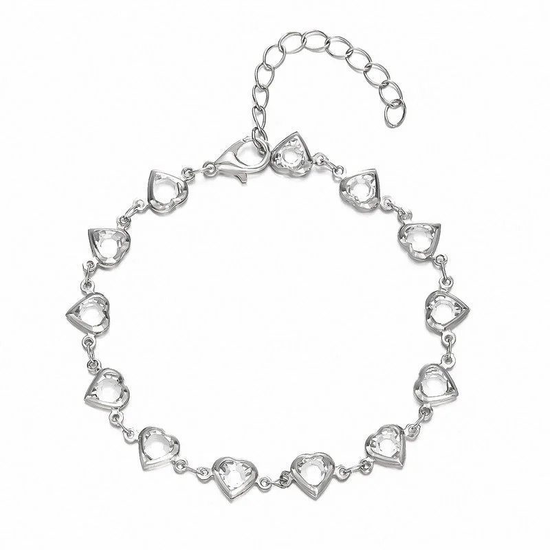 005 White Diamond Love [Bracelet]]|1