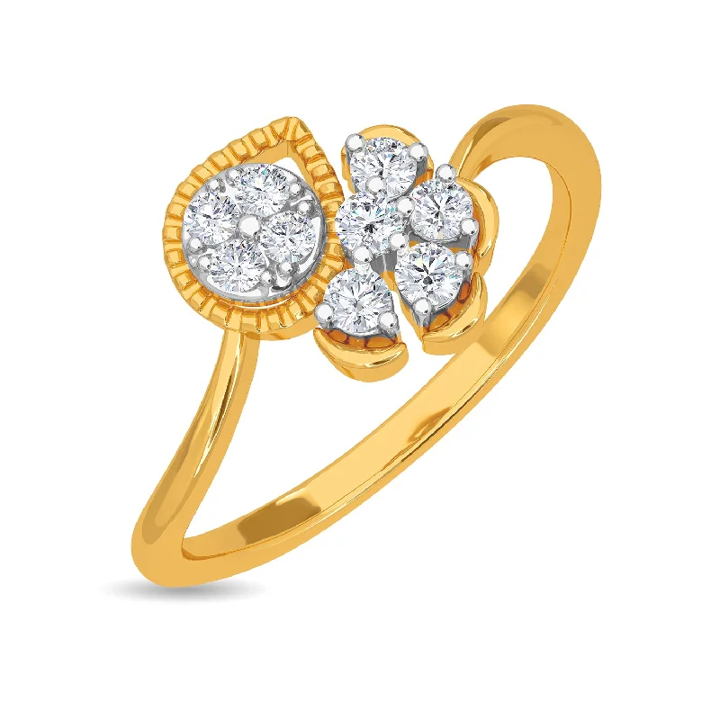 Handcrafted Gold Engagement Rings-Teona Ring