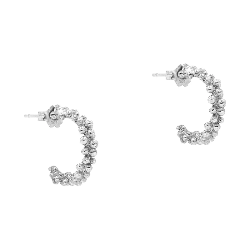 Simple Drop Earrings for Women-The Orion Silver Earrings