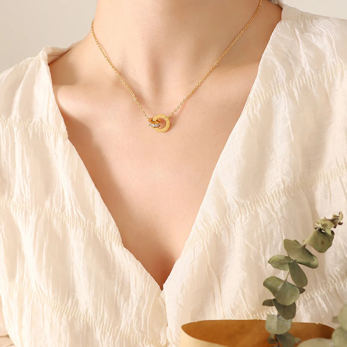 P150-gold Necklace-40 + 5cm