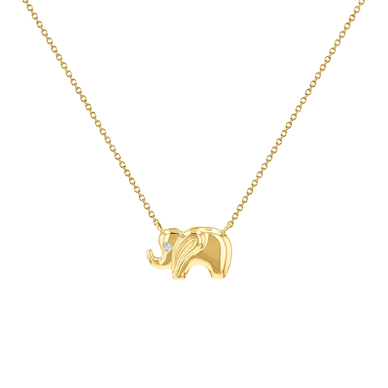 Fashion Necklaces-Elephant Necklace