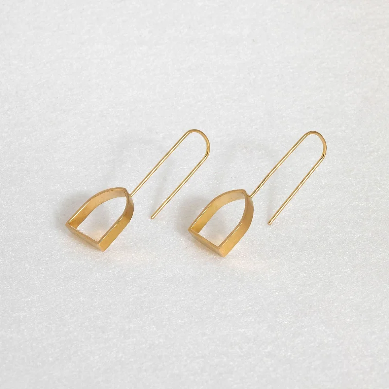 Designer Drop Earrings-Carole Chiotasso | The Monjoie 18K Gold Earrings