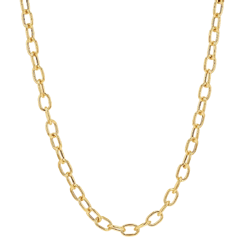 Retro Necklaces-Large Rolo Chain Necklace