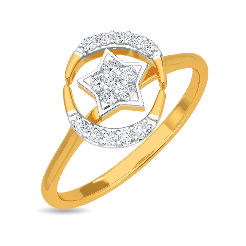 Elegant Diamond Rings-Tessme Ring