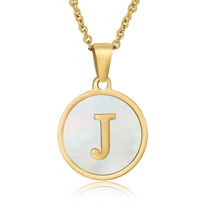 White Shell J (Including Chain)