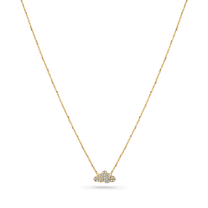 Energy Necklaces-Glimmer Diamond Cloud Necklace