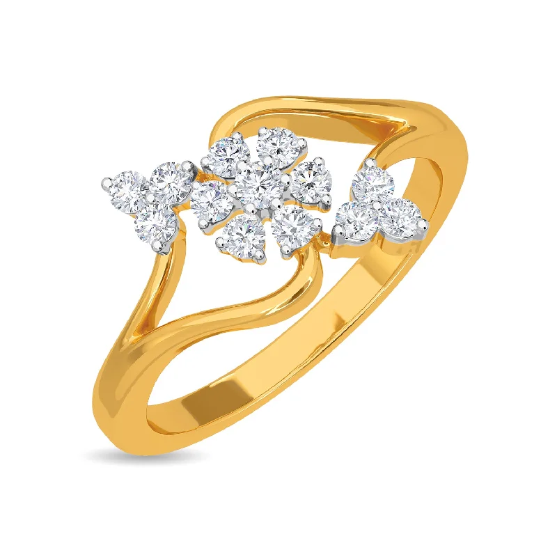 Custom Gold Wedding Ring Sets-Vince Ring