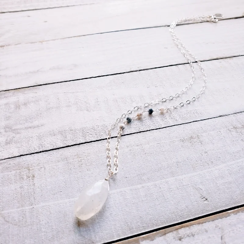 Family Necklaces-St. Tropez Necklace | Moonstone