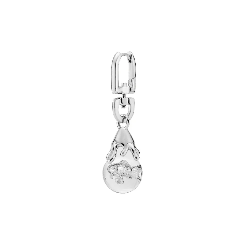 Designer Pearl Earrings for Women-Marina Silver Earring