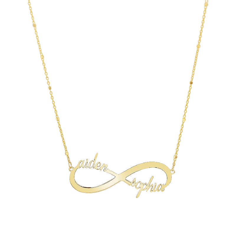 Zodiac Necklaces-Infinity Custom Name Necklace